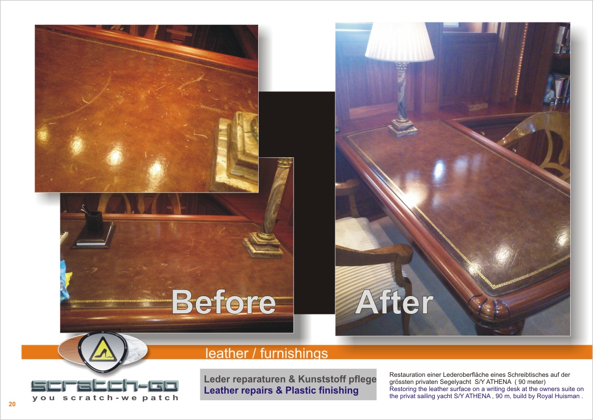 Repairs and restoring leather 5